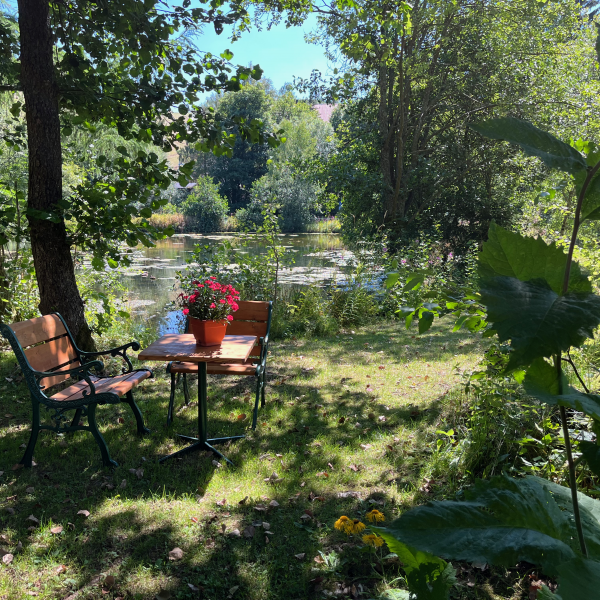 Sitzgelegenheit am Kleinen Teich